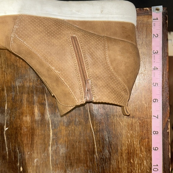 DREAM PAIRS Women’s Platform Wedge Sneakers Ankle Booties 2.5” heel - Picture 6 of 7